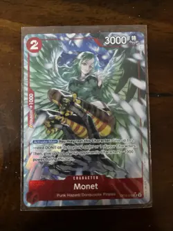 One Piece TCG Royal Blood OP10 - Monet SR Parallel Alt Art OP10-016 - Image 1
