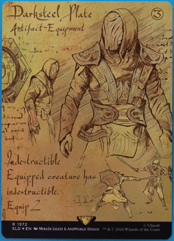 Darksteel Plate (Secret Lair) FOIL Secret Lair Drop MINT CARD (503279) ABUGames - Image 1