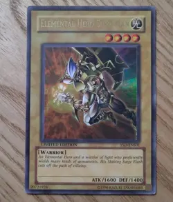 Elemental Hero Sparkman YSD-ENS01 Ultra Rare Limited Edition Yu-Gi-Oh Card LP-NM - Image 1