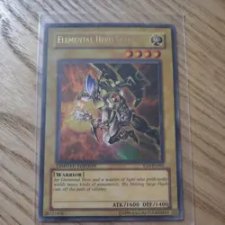 Elemental Hero Sparkman YSD-ENS01 Ultra Rare Limited Edition Yu-Gi-Oh Card LP-NM - Image 2