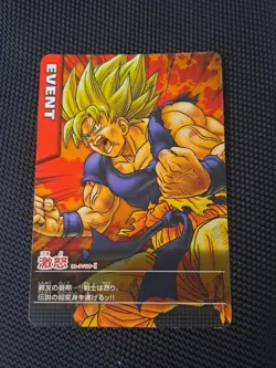 SS Goku Data Carddass Dragon Ball Z Promo M-P/18-I Card - Image 1
