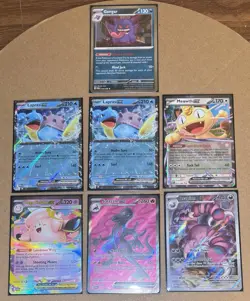 POKEMON Perfect Order 7 Card Lot: SALAZZLE EX Full Art, DRAPION IR, 4 EX, GENGAR - Image 1