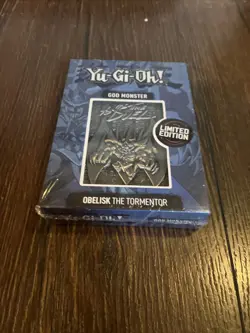 Yugioh Obelisk The Tormentor Limited Edition Metal God Card -nib/sealed - Image 4