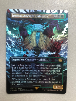 Mtg Carte Magic FF Final Fantasy VII Jenova, Ancient Calamity FOIL NM - Image 1