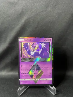 Lunala 62/156 Prism Star Holo Rare Pokemon TCG Ultra Prism NM - Image 1