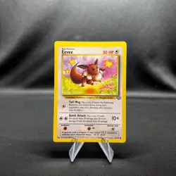 Eevee 51/64 Jungle Set 1999 Non-Holo LP Pokemon Card English - Image 1