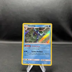 Greninja 9/18 - Holo Rare Detective Pikachu - Pokemon TCG - LP - Image 1