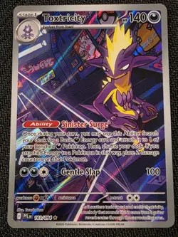 Pokemon TCG Phantasmal Flames Toxtricity #103/094 Illustration Rare NM - Image 1