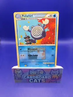 Pokemon Poliwhirl League Promo Reverse Holo 37/95 HGSS Unleashed 2010 - Image 1