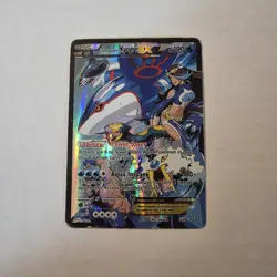Pokemon TCG Team Aqua's Kyogre EX #6/34 Double Crisis Ultra Rare Heavy Played - Image 1