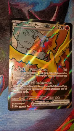 Team Rockets Moltres EX 208/182 NM Sv10: Destined Rivals Pokemon TCG - Image 1