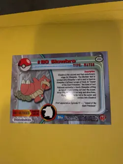 2000 Topps Pokemon TV Animation Edition Slowbro #80 Blue Topps Logo NM - Image 2