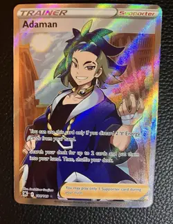 Pokemon TCG Adaman Full Art Trainer 181/189 Astral Radiance - Image 1