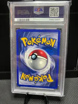 1999 Pokemon Base Set Hitmonchan Holo Shadowless PSA 5 - Image 2