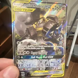 The Pokemon Company Lucario & Melmetal GX SM192 Promo Holo TAG TEAM 260 HP - Image 1
