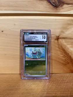 CGC 10 Gem Mint Bulbasaur 001/165 Poke Ball Reverse Holo - Pokemon 151 Japanese - Image 2