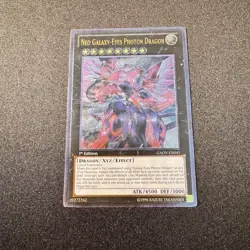 Yugioh! Neo Galaxy-Eyes Photon Dragon 1st Edition Ultimate Rare GAOV-EN041 (NM) - Image 1