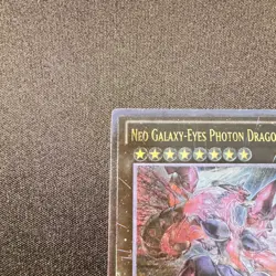 Yugioh! Neo Galaxy-Eyes Photon Dragon 1st Edition Ultimate Rare GAOV-EN041 (NM) - Image 2