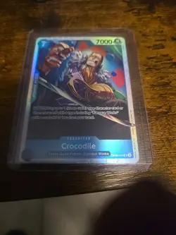 One Piece CCG Crocodile OP09-046 SR Foil Emperors in the New World Set - Image 1
