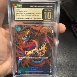 One Piece CCG Awakening of the New Era OP05-118 Kaido CGC 10 PRISTINE Japanese - Image 1