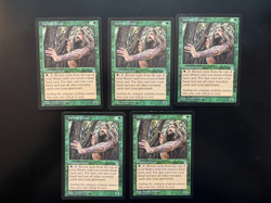 X five - MTG - Hermit Druid - Stronghold- see picts for condition - Image 1