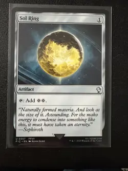 MTG - Sol Ring 0357 - Commander: Final Fantasy NM/M Condition - Image 1