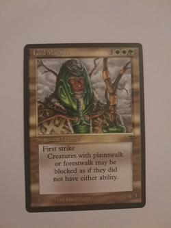 Lord Magnus EX Legends MTG Magic the Gathering - Image 1