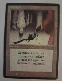 Life Chisel HP Legends MTG Magic the Gathering - Image 1