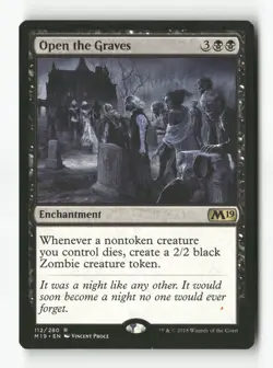 Open the Graves - Core Set 2019 - #112 - Non-Foil - NM - MTG - Image 1