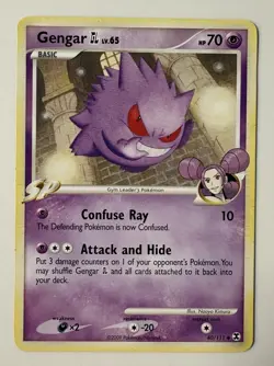 Gengar GL 40/111 Rising Rivals Regular Pokemon TCG Card Rare LP - Image 1