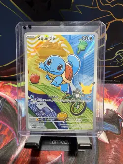 First Partner Illustration Squirtle Promo Full Art Holo 039 Pokemon TCG - Image 1