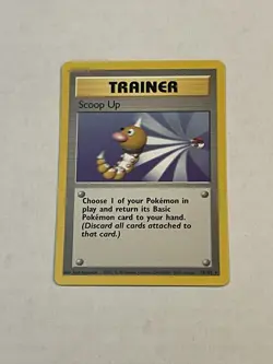 VTG Pokemon TCG Scoop Up 78/102 Base Set Non Holo Rare Unlimited WOTC 1999 LP - Image 3