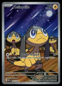 Helioptile 143/132 - Pokemon Mega Evolution - Illustration Rare (NM) - Image 1