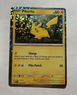 2025 Pokemon McDonalds Collection Holographic Holo Foil Pikachu 2 /15 M24EN - Image 1
