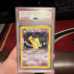 Pokemon Team Rocket Dark Hypno 1st Edition Holo 9/82 PSA 9 2000 - Image 1