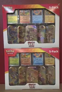 (Lot Of 2) Pokemon 151 Costco Mini Tin Bundle Factory Sealed - Image 1