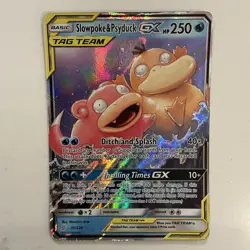 Pokemon Sun & Moon Unified Minds Slowpoke Psyduck GX Tag Team #35/236 Free Ship! - Image 2