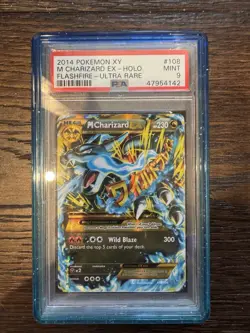 M Charizard EX (X) (Secret) 108/106 PSA 9 Pokemon XY Flashfire Ultra Rare Holo - Image 1