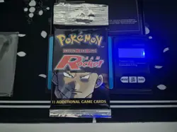 Pokemon Team Rocket Booster *RAR* Englisch English EN Giovanni 20,9 g - Image 1