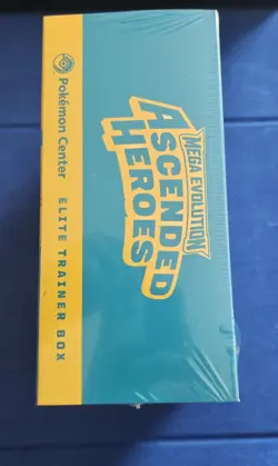 Polkemon Ascended Heroes ETB PKC Pokemon Center Edition SEALED has Small Tear - Image 3