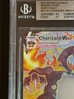 Pokemon Charizard VMAX Shining Fates BGS 9 - Image 3