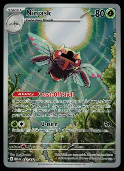 Ninjask 137/132 - Pokemon Mega Evolution - Illustration Rare (NM) - Image 1