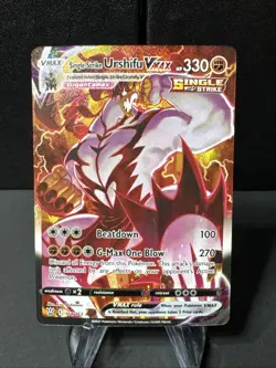 Pokemon TCG Single Strike Urshifu VMAX Alternate Art 168/163 Near Mint - Image 1