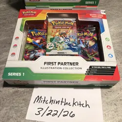 Pokemon TCG First Partner Illustration Collection Series 1 In Hand Fast Ship - Image 4