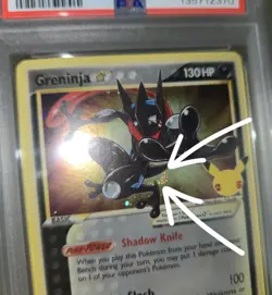 FART SWIRL WHOLE PSA 9 Greninja SWSH144 Gold Star Cosmos Holo Promo Pokemon Card - Image 1