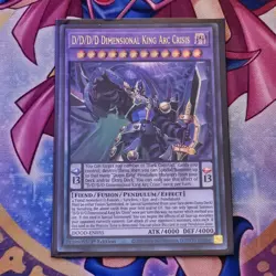 Yu-Gi-Oh! D/D/D/D Dimensional King Arc Crisis DOOD-EN035 UR 1st Edition NM - Image 1