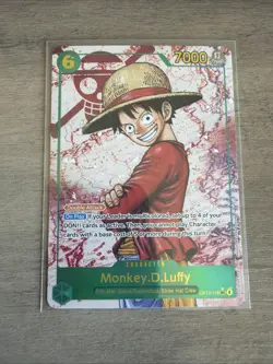 Namco One Piece CCG Monkey.D.Luffy OP13-118 Secret Rare Foil - Image 1