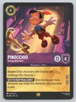Disney Lorcana - Pinocchio - Strings Attached 61/204 - Reign of Jafar (8) - Image 1