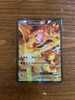 Pokemon Charizard EX XY121 Promo Holo Basic 180 HP Fire Dragon Pokemon TCG Card - Image 1
