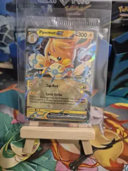 Pokemon - Pawmot ex - 073/197 - SV Obsidian Flames- Half Art Card - Sealed - Image 1